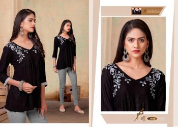 Vardan Designer Nora vol 1 Rayon Western tops wholesaler