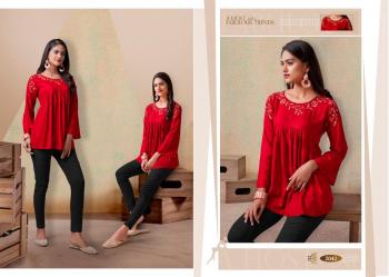 Vardan Designer Nora vol 1 Rayon Western tops wholesaler