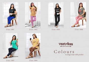 Vastrikaa Colours Girls Night dress Wholesale Price