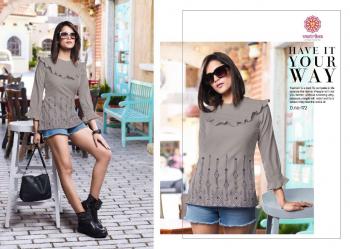 Vastrikaa Grace Cotton Western tops wholesale Price