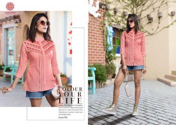 Vastrikaa Grace Cotton Western tops wholesale Price