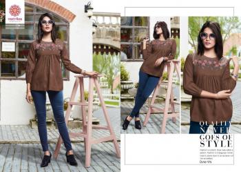 Vastrikaa Grace Cotton Western tops wholesale Price