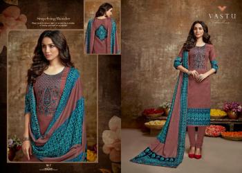 Vastu tex Malhar Satin Cotton Salwar kameez Wholesale Price