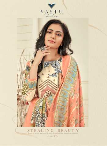 Vastu Tex Samrina lawn Cotton Dress wholesaler