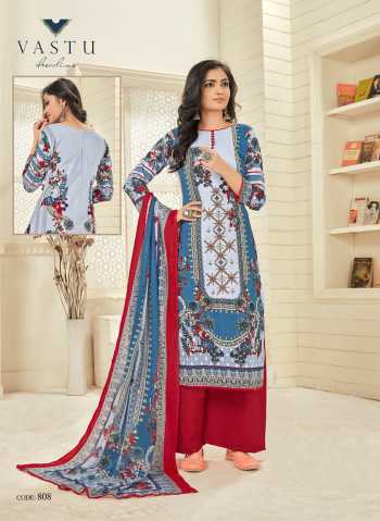 Vastu Tex Samrina lawn Cotton Dress wholesaler