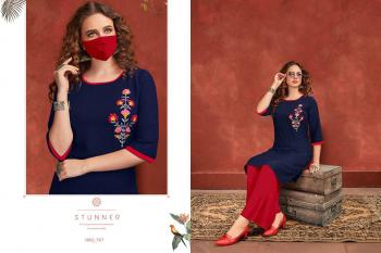 Venika pari vol 5 kurtis with Palazzo wholesaler