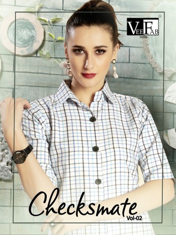 VF india Checkmate vol 2 Cotton daily wear kurtis wholesale