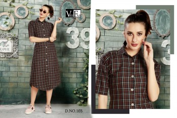 VF india Checkmate vol 2 Cotton daily wear kurtis wholesale