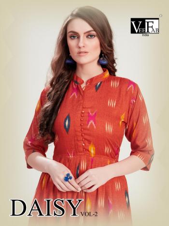 VF India Daisy vol 2 Rayon kurtis wholesaler