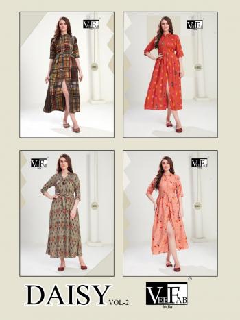 VF India Daisy vol 2 Rayon kurtis wholesaler