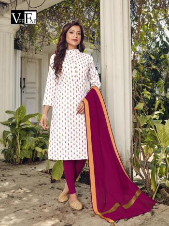 VF India Saga Cotton kurtis with Churidar Dresss Wholesale Price