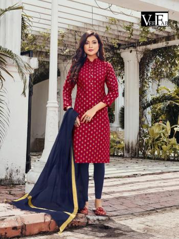 VF India Saga Cotton kurtis with Churidar Dresss Wholesale Price