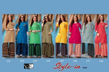 VF India Style in Kurtis with palazzo wholesale price