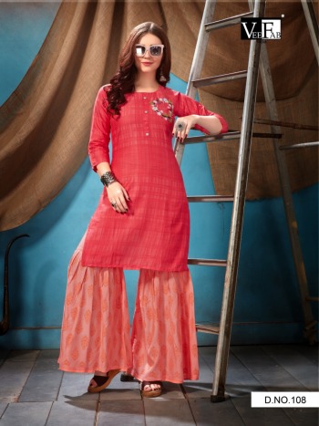 VF India Style in Kurtis with palazzo wholesale price