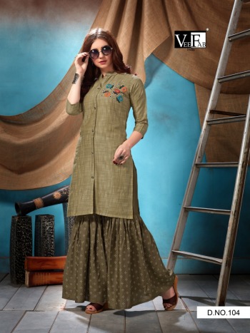 VF India Style in Kurtis with palazzo wholesale price