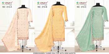 Vinay fashion NC 139-251 Satin Vinay Suits wholesaler