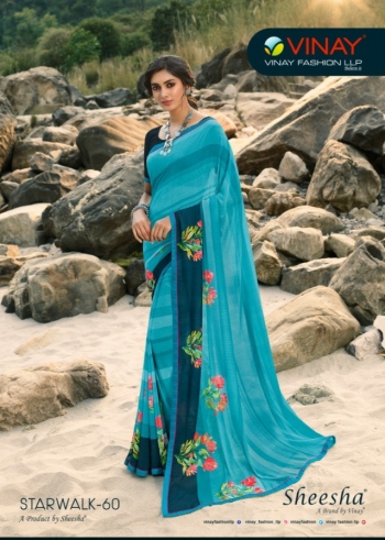 Vinay fashion Sheesha Starwalk vol 60 Saree wholesale Price