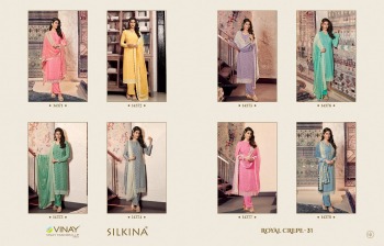 Vinay Fashion Silkina Royal Crepe vol 31 Salwar Kameez wholesaler