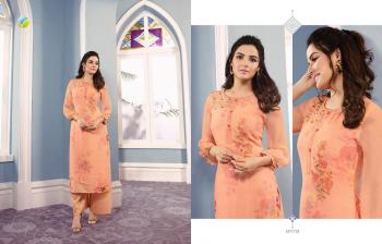 Vinay Fashion Tumbaa Hapiness Georgette kurtis with palazzo