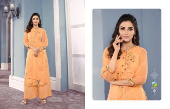 Vinay Fashion Tumbaa Hapiness Georgette kurtis with palazzo