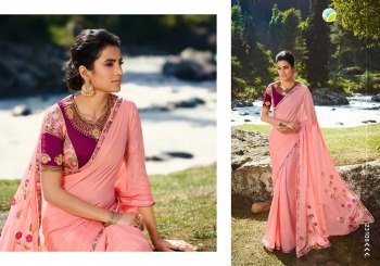 Vinay Fashion Vibrant Chiffon Saree buy Wholesale price