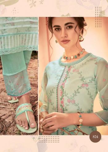 Vink platinum Organza kurtis with pant buy wholesaler