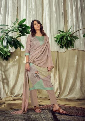 Vink Santorini Cotton Satin kurtis with Pant and Dupatta catalog