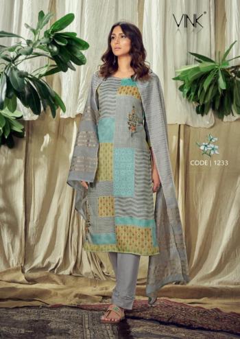 Vink Santorini Cotton Satin kurtis with Pant and Dupatta catalog