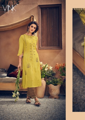 Vink Vintage Nx Kurtis with palazzo wholesaler