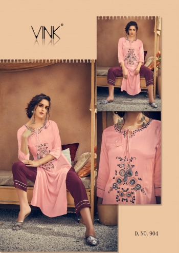 Vink Vintage Nx Kurtis with palazzo wholesaler