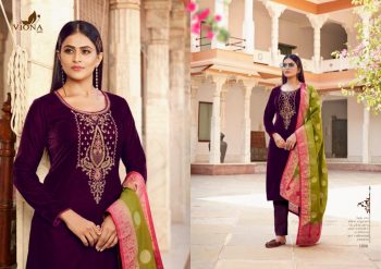 Viona Aliyana Velvet Wedding Salwar Kameez wholesaler