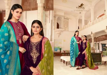 Viona Aliyana Velvet Wedding Salwar Kameez wholesaler