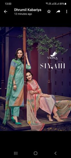 Viona Siyahi Cotton Salwar Kameez wholesaler