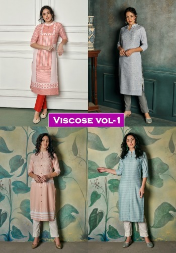 Viscose vol 1 Kurtis with Pant wholesale price