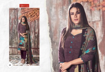 Vishvam Cappuccino Shades Crape Print Salwar suits