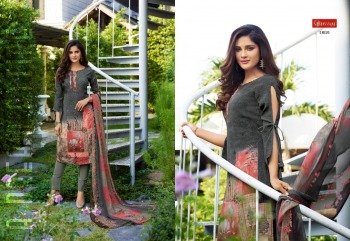 Vishvam Cappuccino Shades Crape Print Salwar suits