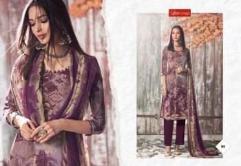 Vishvam Cappuccino Shades Crape Print Salwar suits