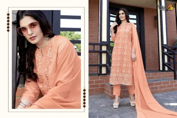 Volono Trendz Schiffli vol 2 lakhnavi work kurtis with Pant and Dupatta