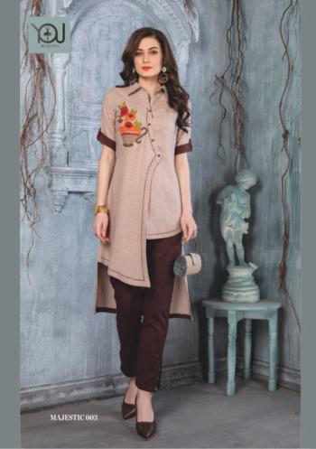 Wanna Majestic Rayon kurtis with pant catalog