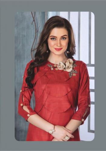 Wanna Majestic Rayon kurtis with pant catalog