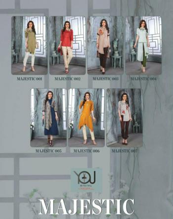 Wanna Majestic Rayon kurtis with pant catalog