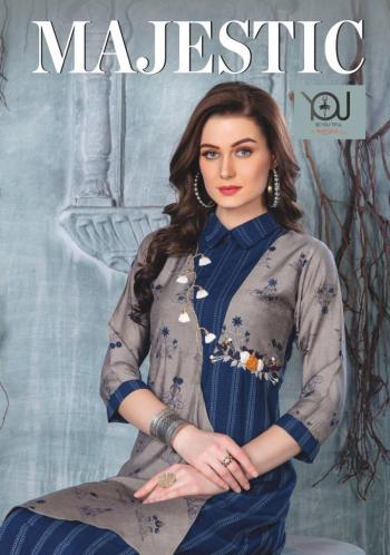 Wanna Majestic Rayon kurtis with pant catalog