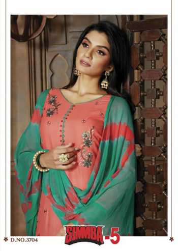 Wanna Simba vol 5 Dress material catalog wholesaler