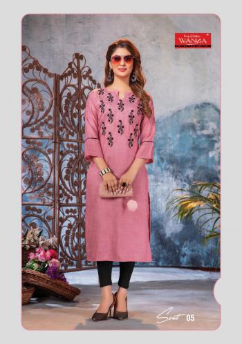 Wanna Sirat Rayon Denim kurtis wholesaler