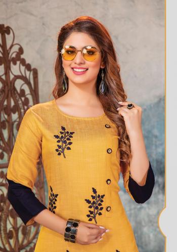 Wanna Sirat Rayon Denim kurtis wholesaler