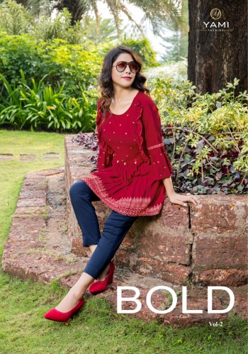 Yami fashion Bold vol 2 Rayon Western tops buy wholesale Price