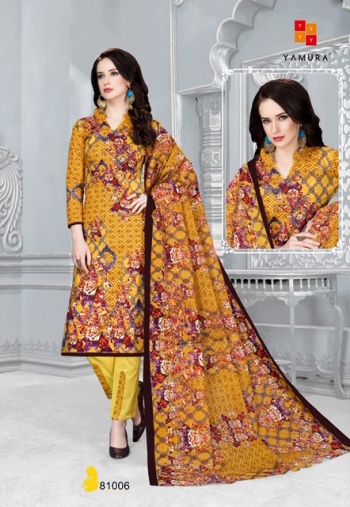 Yamura Aneeqa Karachi Cotton Dress material catalog