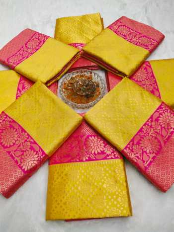 Yello-Soft-Lichi-Silk-Saree-wholesaler-1