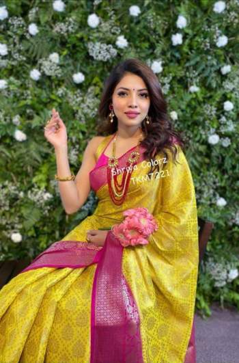 Yello-Soft-Lichi-Silk-Saree-wholesaler-5