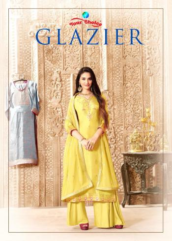 Your Choice Glazier Dola Silk Salwar Kameez wholesaler